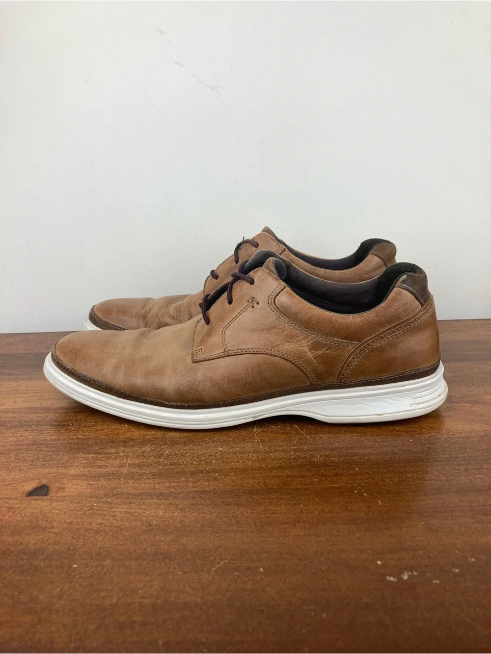 Rockport DresSports Oxford Shoes Caramel Leather CH1289 Men’s Size 10.5M.